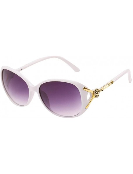 Oversized Oversize Sunglasses Polarized Eyeglasses - White - CE196EQYGTN $10.00