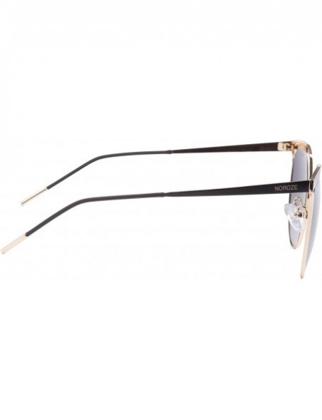 Square Womens Polarised Cat Eye Sunglasses Summer Shades - Black - Black Gradient - C018EONHU3G $38.19