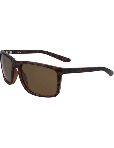 Rectangular Men's Melee XL Rectangular Sunglasses - Matte Tortoise/Bronze - C7197I46NY0 $38.23