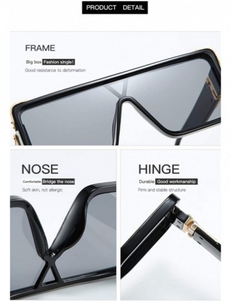 Square New Square Metal Frame Sunglasses Retro Vintage Mirrored UV400 Sun glasses for Men/Women 2120 - Blue - CC18A9AGOXR $8.54