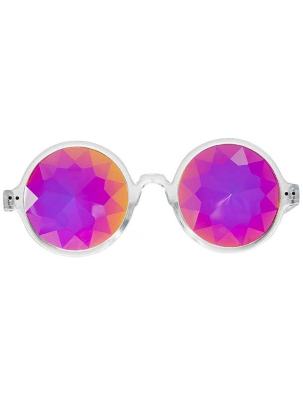 Goggle Festivals Kaleidoscope Glasses for Raves - Goggles Rainbow Prism Diffraction Crystal Lenses - CV18KMXXQZL $9.64