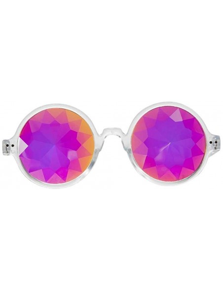 Goggle Festivals Kaleidoscope Glasses for Raves - Goggles Rainbow Prism Diffraction Crystal Lenses - CV18KMXXQZL $9.64