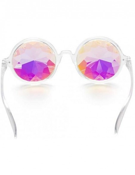 Goggle Festivals Kaleidoscope Glasses for Raves - Goggles Rainbow Prism Diffraction Crystal Lenses - CV18KMXXQZL $9.64