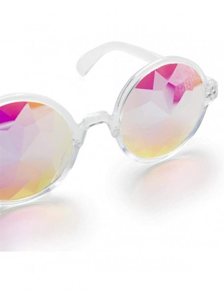 Goggle Festivals Kaleidoscope Glasses for Raves - Goggles Rainbow Prism Diffraction Crystal Lenses - CV18KMXXQZL $9.64