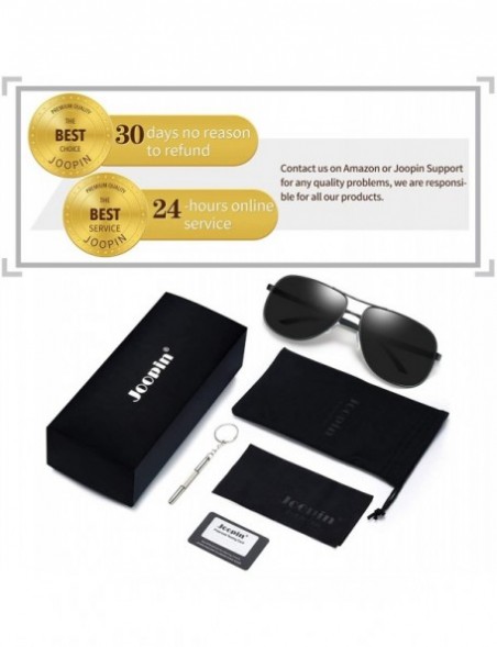 Shield Polarized Sunglasses for Men- Lightweight Metal Frame Driving Mens Sunglasses - Black Al-mg - CJ12EWT6Q1D $13.96