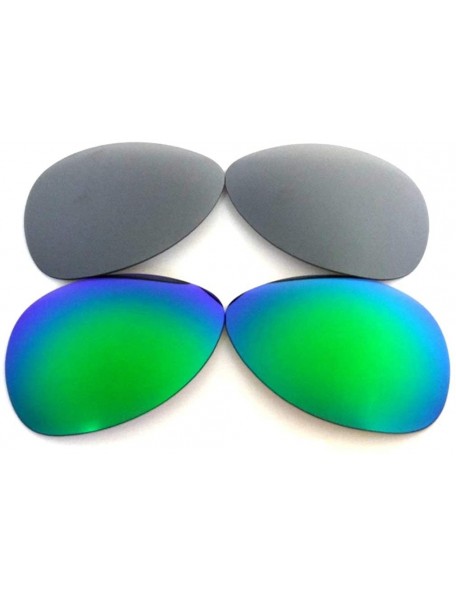 Sport Replacement Lenses Plaintiff Polarized Green&Titanium 2 Pairs - S - CI17AZGCZ93 $36.25