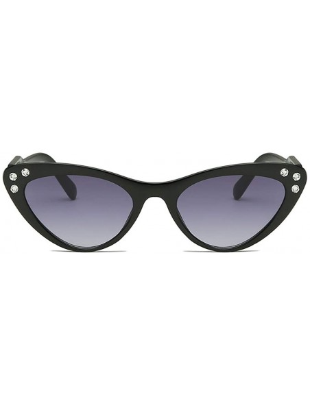 Square Sunglasses Polarized Oversized Integrated protection - Black - CO18QHMC0K2 $11.12