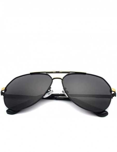 Oversized 100% Polarized Sunglasses Lenses Alloy Frames Color Film Pilots Mirror Y9638 C1 - Y9638 C5 - CE18XE0XOY6 $16.02