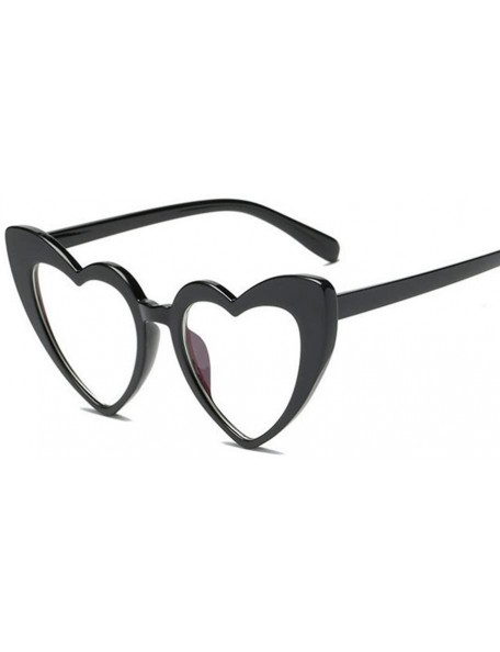 Oversized Women 's Fashion Sunglasses-Ladies Heart-Shaped Shades Sun Glasses Eyewear Goggles Plastic Frame - F - CK199U9N80D ...