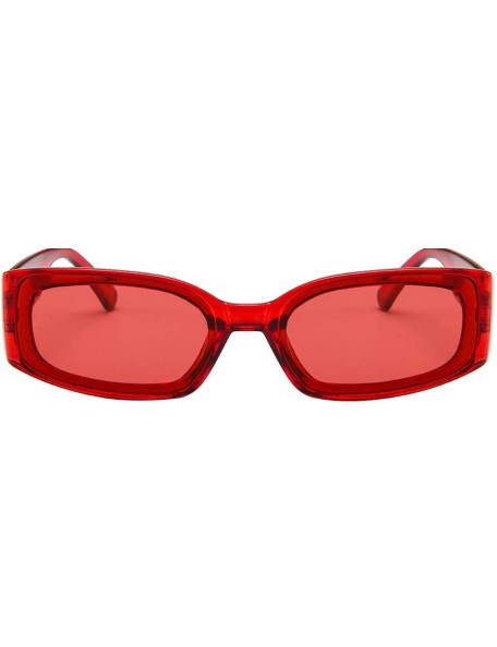 Oversized Fashion Sunglaess Lightweight Sunglasses Classic - Red - C818RXN3OQ4 $9.94