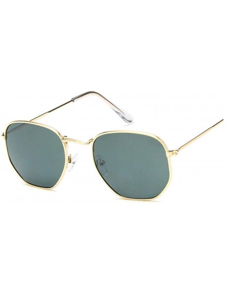 Square Polygonal Sunglasses Women Glasses Lady Luxury Retro Metal Sun FeVintage Mirror Oculos De Sol Feminino UV400 - CM199CK...