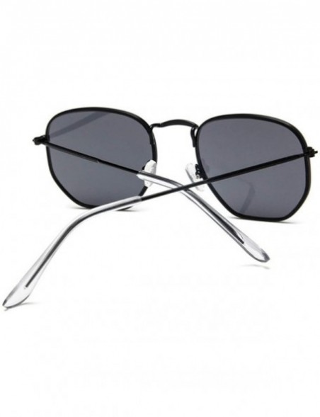 Square Polygonal Sunglasses Women Glasses Lady Luxury Retro Metal Sun FeVintage Mirror Oculos De Sol Feminino UV400 - CM199CK...