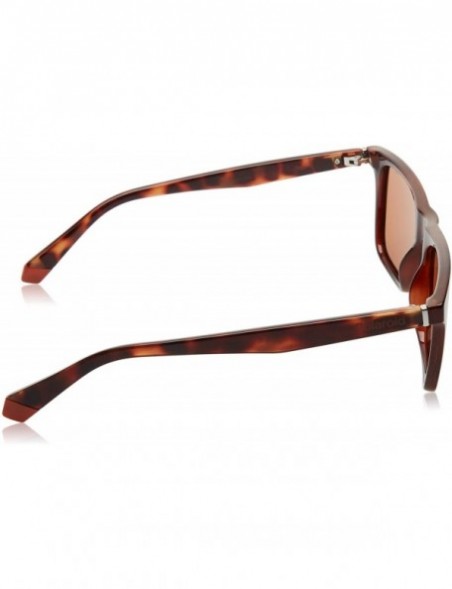 Rectangular SUNGLASSES PLD 6110 S L9G HE HAVANA BROWN POLARIZED LENSES - CX194NO8OYM $38.74