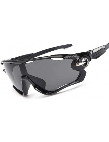 Goggle Sports Sunglasses Sports Sunglasses outdoor men's and women's cycling - 5. Solid White Frame- Black Edge - C318AZYXIGA...