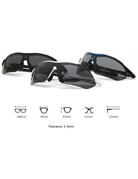 Sport Outdoor Sports Sunglasses PC Durable Frame UV Protection Driving Cycling Running Fishing - Grey - C118LDLWE5C $15.35
