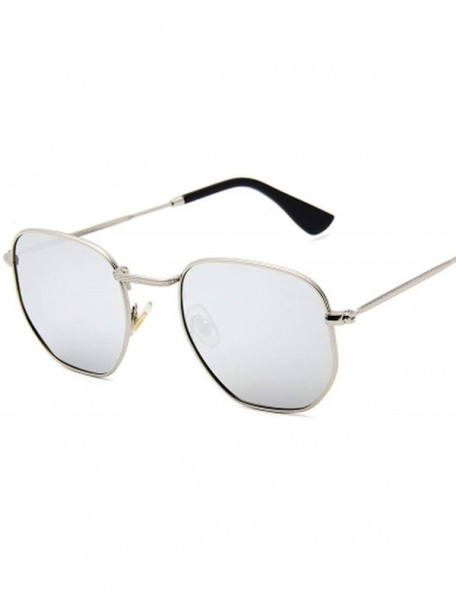Shield New Retro Classic Small Polygon Polarized Sunglasses Men Sun Glasses Women Vintage Metal Frame Eyewear UV400 - 9 - CL1...