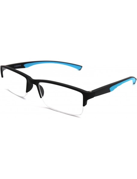 Rimless 6904 SECOND GENERATION Semi-Rimless Flexie Reading Glasses NEW - A1 Baby Blue - CE18WW7UGUQ $34.35