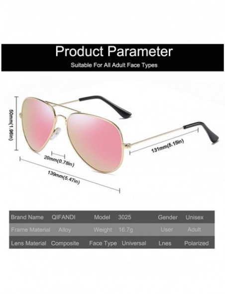 Aviator Classic Aviator Sunglasses for Men Women Metal Frame Mirrored Flat UV400 Lens Protection - CP18S8TEA4A $10.97