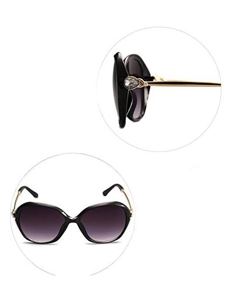 Goggle Ladies Sunglasses Driving Glasses Large Frame Polarized Sunglasses - Style5 - C918H6K3I4D $8.79