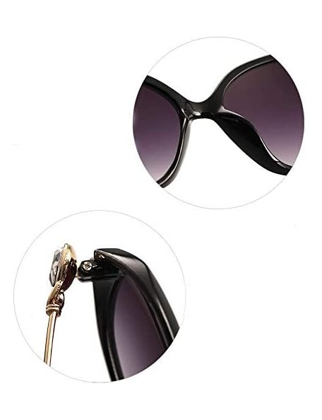 Goggle Ladies Sunglasses Driving Glasses Large Frame Polarized Sunglasses - Style5 - C918H6K3I4D $8.79