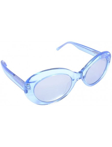 Oval Dara Darling" Oval Sunglasses HK7210 For Women - Diff Vision DV-39 UV400 Protection - Vodka and Blue - CK18808T437 $27.87