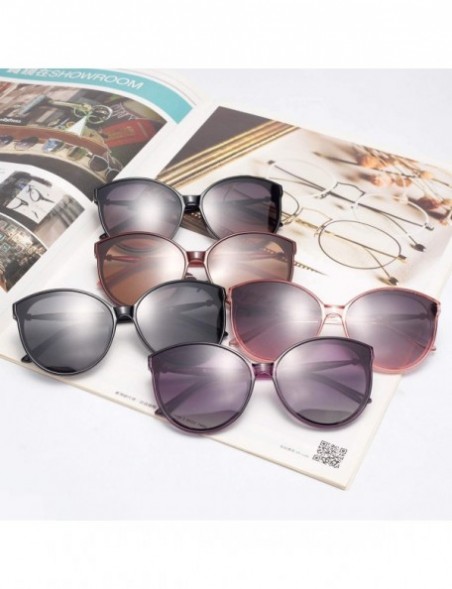 Sport Womens Round Polarized Ladies Sunglasses with Diamond for Women Stylish Plastic Frame 0238 - Pink - CM1986ZS8OI $17.92