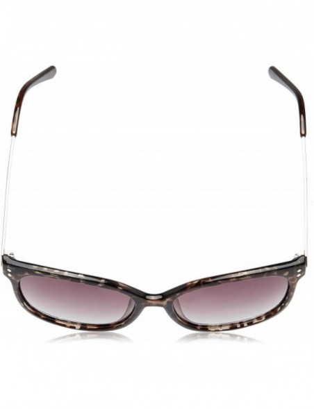 Oval Women's PLD4048/S Polarized Oval Sunglasses - Azure Havana - 56 mm - CU12MZ8TLN8 $54.64