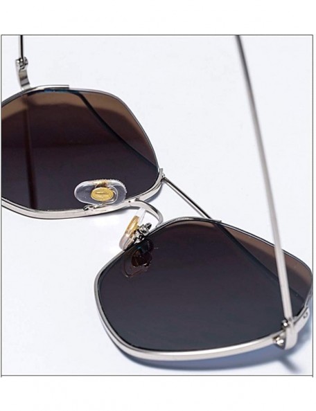 Aviator 2019 fashion trend sunglasses- metal fashion sunglasses for men and women - A - CH18SCO23C0 $47.86