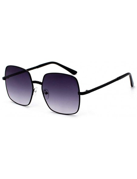 Goggle Polarized Sunglasses for Women Mirrored Lens Fashion Goggle Eyewear (Purple) - CZ196ID3OZO $9.20