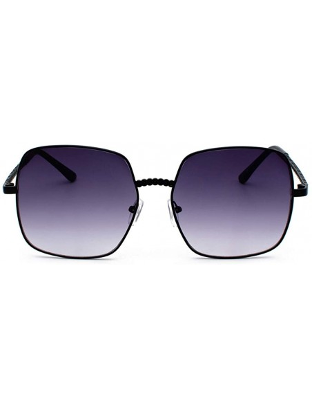 Goggle Polarized Sunglasses for Women Mirrored Lens Fashion Goggle Eyewear (Purple) - CZ196ID3OZO $9.20