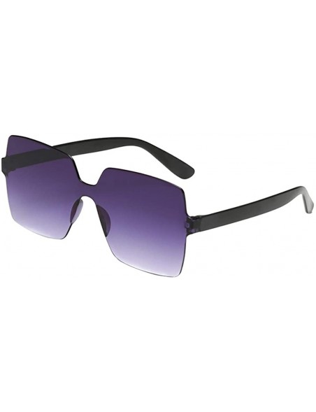 Square Sunglasses Square Glasses Without Frame for Men Women-UV Blocking Polarized Sun Glasses Sexy Retro - F - CU1947X50O3 $...