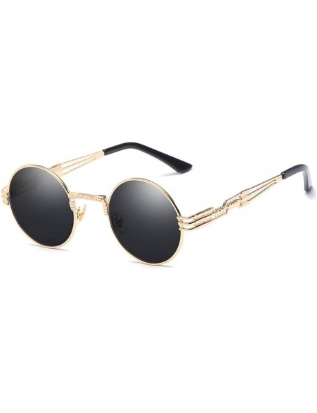 Goggle Steampunk Goggles Sunglasses Men Women er Vintage Round Sun Glasses for UV400 Female Male Retro Oculos QF022 - CN18WTD...