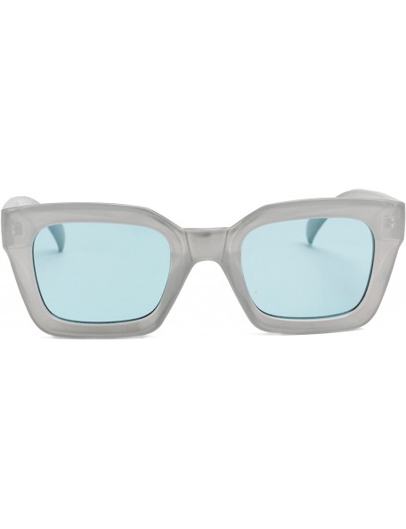 Square Designer Square Women's Sunglasses - Trendy Womens Fashion Glasses with UV Sun Protection - CV18EMH8QO8 $7.29