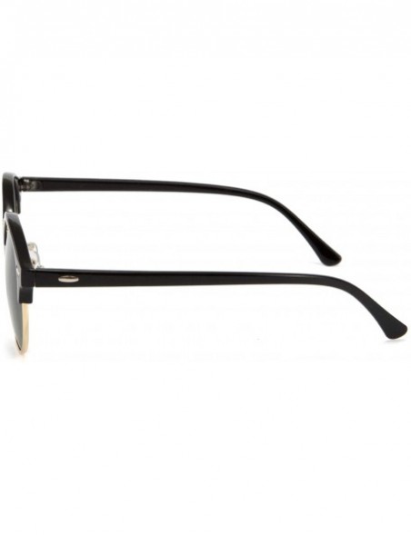Rimless Cat Eye Vintage Rimless Sunglasses UV400 Protection Metal Glasses For Men For Women 4246 - Black&green - C518SEIX9YO ...