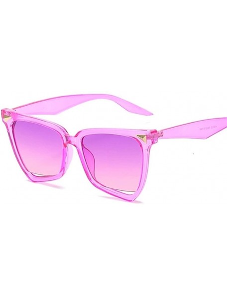 Cat Eye Cat Eye Leopard Sunglasses Women Vintage Sun Glasses Uv400 - Purple - CC199QCXH45 $10.48