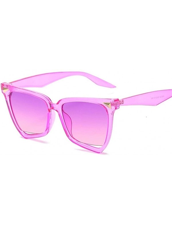 Cat Eye Cat Eye Leopard Sunglasses Women Vintage Sun Glasses Uv400 - Purple - CC199QCXH45 $10.48