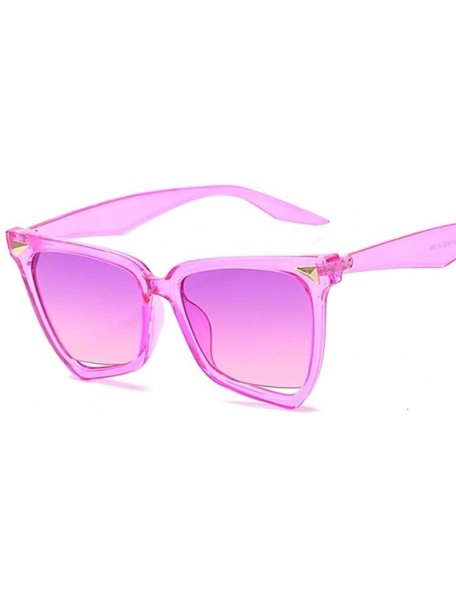 Cat Eye Cat Eye Leopard Sunglasses Women Vintage Sun Glasses Uv400 - Purple - CC199QCXH45 $10.48