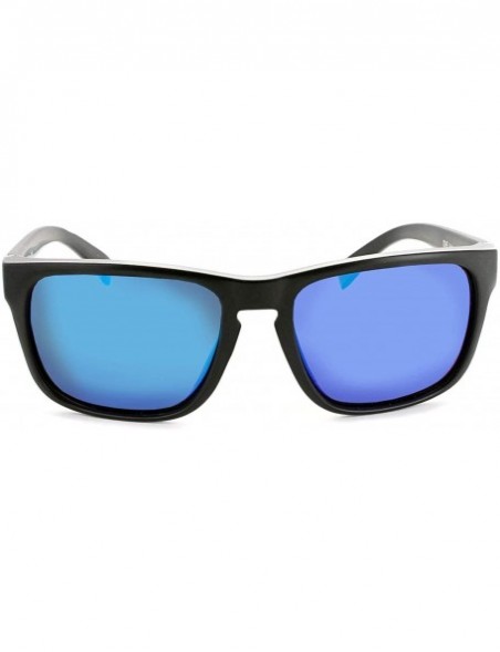 Square Unisex Ziggy Sports Sunglasses - Matte Black - CH12M6G4BWZ $31.20