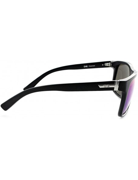 Square Unisex Ziggy Sports Sunglasses - Matte Black - CH12M6G4BWZ $31.20