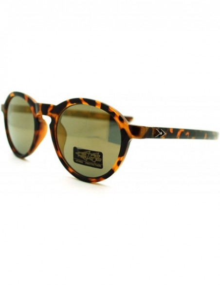 Round Womens Vintage Round Circle Keyhole Sunglasses"Retro Rewind" - Brown - CP11MYRNSEJ $9.60