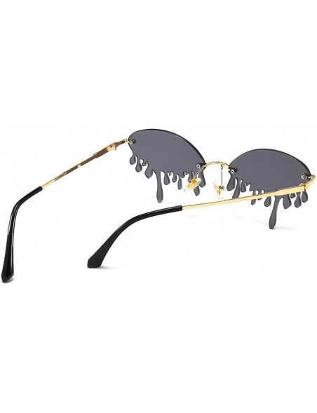 Sport Sunglasses Polarized Protection Frameless - Gray - CS190HUXZMI $9.20
