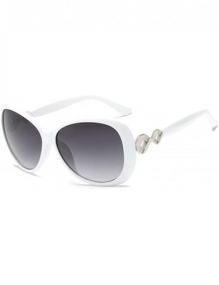 Sport Retro Knot Sunglasses for Women Plate Resin UV400 Sunglasses - White - CM18SZUE95C $18.99
