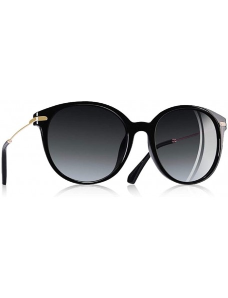 Oval Lady Sun glasses New Polarized Women Sunglasses Vintage Alloy Frame Classic - CY1900ZA9NZ $42.70