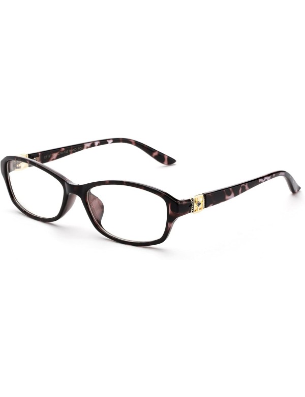 Square "Lotin" Squared Modern Design Fashion Clear Lens Glasses - Dark Tortoise - CN12L9ZOO2V $12.16