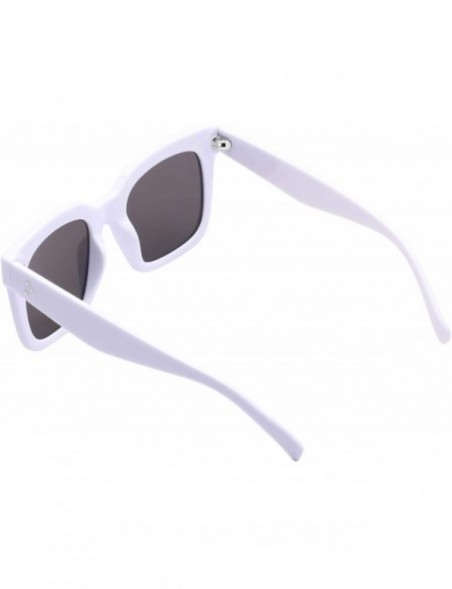 Oversized Classic Women Oversized Square Sunglasses for 100% UV Protection Flat Lens Fashion Shades - CY1994DS9GO $10.88