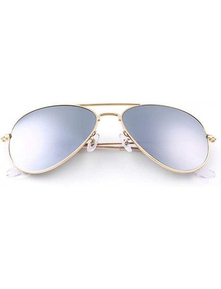 Square sunglasses for women Square Flat Vintage Sunglass For Men Sun Glasses - Blue-glass - CV18WZTQ8KY $37.43