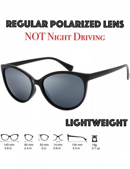 Aviator Men Women Driving Polarized HD Sight Night Vision Driving Anti-Glare Glasses Yellow Lens Frame Ultra Light - CH18L3AH...