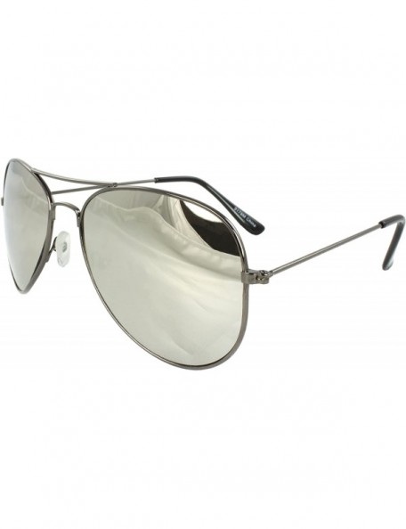 Aviator Pilot Fashion Aviator Sunglasses for Men and Women - Grey - C2110XI6IUH $11.15