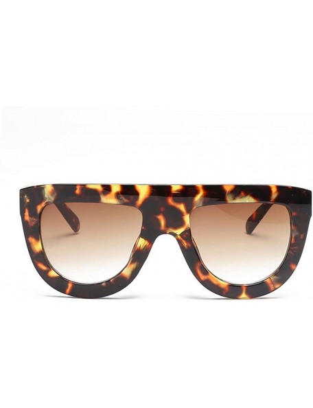 Goggle Women Unisex Fashion Large Frame Sunglasses Shades Acetate Frame UV Glasses Sunglasses - B - CL18SOAIYZM $11.33