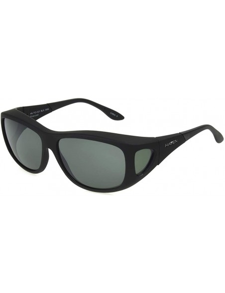 Rectangular Haven-Nomad Rectangular Fits Over Sunglasses - Black - CG196GUD6DL $23.18